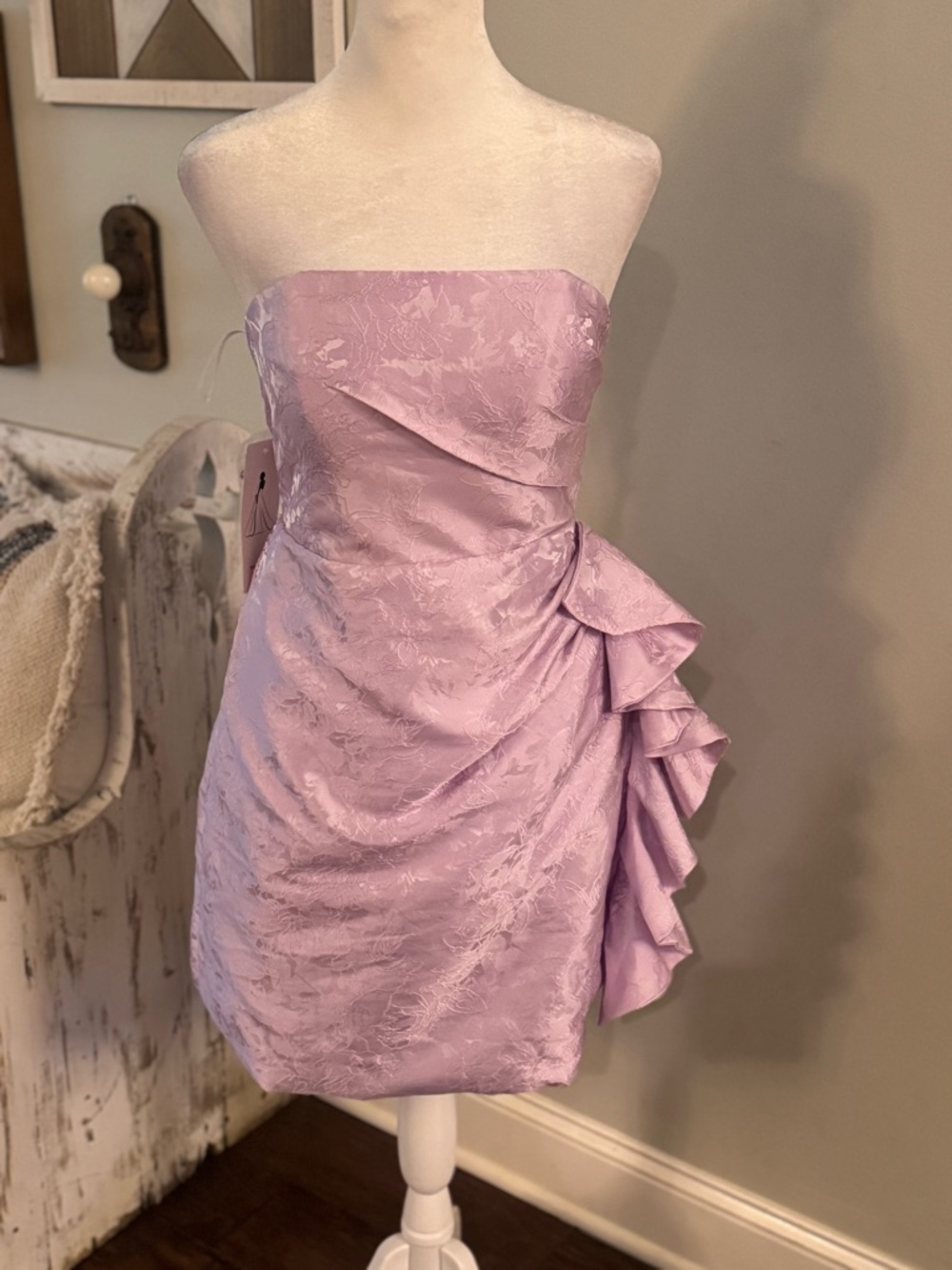 Strapless Lavender Party/Formal/Graduation Dress